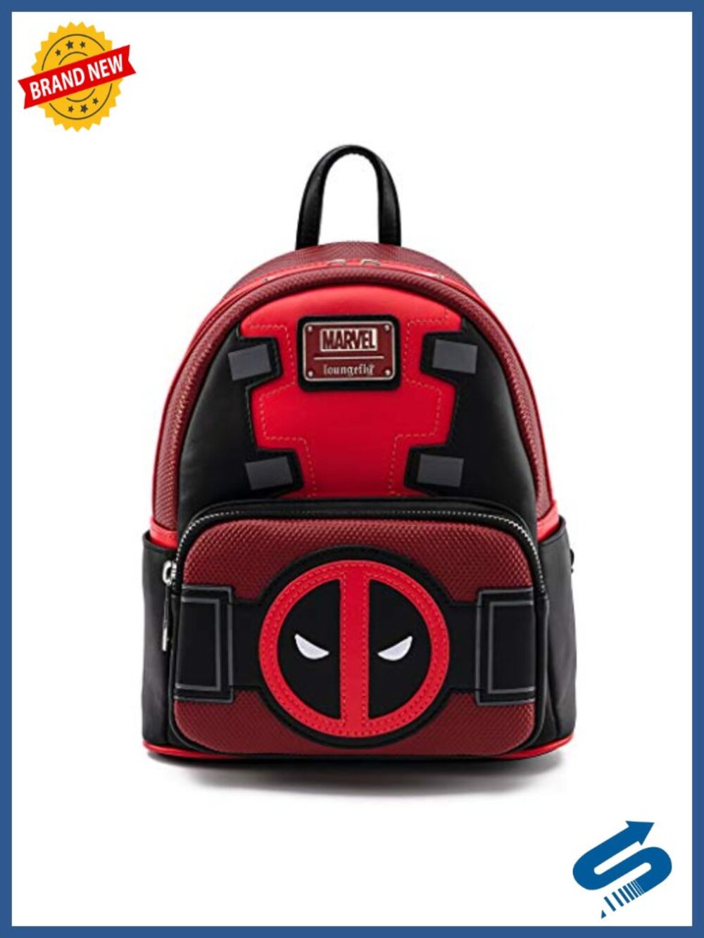 Loungefly Deadpool Merc with a Mouth Cosplay Shoulder Bag Purse